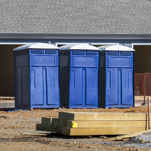 are there any restrictions on what items can be disposed of in the porta potties in Brunswick